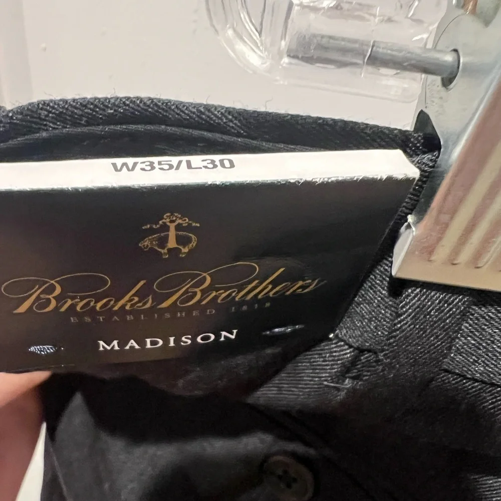 NWT Brooks Brothers Elegant Dark Dress Trousers - Picture 4 of 10